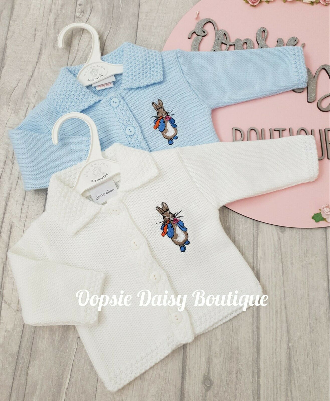 Baby Boys Peter Rabbit Cardigans Dandelion – Oopsie Daisy Baby