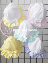 Load image into Gallery viewer, Baby Girls Summer Bonnet Ribbon  Summer Hat