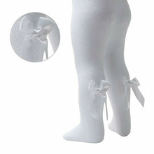 Load image into Gallery viewer, Baby Girls Gorgeous Ribbon Bow Tights