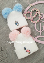 Load image into Gallery viewer, Baby Knitted Pom Pom Peter Rabbit Jemima Boy Girl Size Newborn