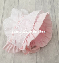Load image into Gallery viewer, Baby Girls Summer Bonnet Sizes upto 2yrs