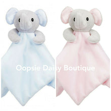 Load image into Gallery viewer, Personalised Baby Comforter Elephant Baby Blanket - Embroidered Design - Oopsie Daisy Baby Boutique