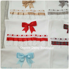 Load image into Gallery viewer, Ribbon Lace &amp; Bows Bibs - Oopsie Daisy Baby Boutique