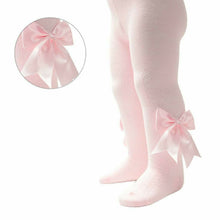 Load image into Gallery viewer, Baby Girls Gorgeous Large Ribbon Bow Tights