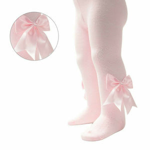 Baby Girls Gorgeous Large Ribbon Bow Tights