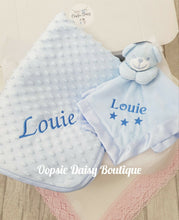 Load image into Gallery viewer, Personalised Baby Blanket &amp; Comforter Set
