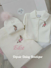 Load image into Gallery viewer, Personalised Peter Rabbit Baby Shawl Gift Box Set , Size 6-12mth