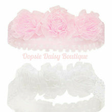 Load image into Gallery viewer, Beautiful Flowers Lace Headbands 0-12mth