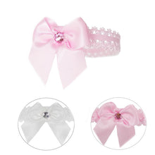 Load image into Gallery viewer, Baby Girls Ribbon &amp; Lace Headbands